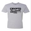 3X-Large Dark Heather Gray Mens Crypto Millionaire Loading Bitcoin Ethereum Funny Deluxe Soft T-Shirt view 2