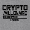 3X-Large Dark Heather Gray Mens Crypto Millionaire Loading Bitcoin Ethereum Funny Deluxe Soft T-Shirt view 3