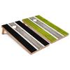 Black and Lime Striped Corn Hole Set - Regular - No Accessories view 1