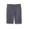 French Toast Boys' Adjustable Waist Flat Front Chino Bermuda Shorts with Stretch (Standard & Husky), Grey, 18 view 1