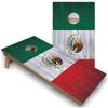 Skip's Garage Mexico Flag Corn Hole Set - Regular - Include Case + Hole + Edge Lights view 1