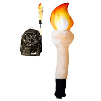Bat Hats Bat Sleeve for Kids | Perfect Addition to Any Kids Baseball Bag or Softball Bag for Girls | Bat Warmers for Softball | Baseball Bat Cover or Softball Bat Sleeve Protector (Flame)