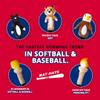 Bat Hats Bat Sleeve for Kids | Perfect Addition to Any Kids Baseball Bag or Softball Bag for Girls | Bat Warmers for Softball | Baseball Bat Cover or Softball Bat Sleeve Protector (Flame) view 4