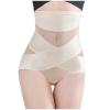 tuduoms Women's Shapewear Slimmer Body Shaper Waist Trainer Double Tummy Control Compression Butt Lifter Panties Girdle Khaki view 1