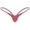 Fldy Men's Stretch G-String Thongs Micro Pouch Bugle Enhancing Pants Tanga Knickers Underwear Wine Red XX-Large view 2