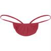 Fldy Men's Stretch G-String Thongs Micro Pouch Bugle Enhancing Pants Tanga Knickers Underwear Wine Red XX-Large view 3