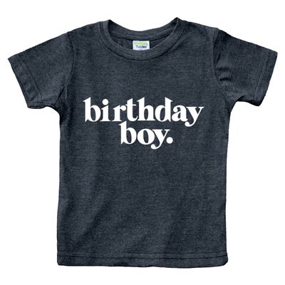 Birthday boy Shirt Toddler Outfit its My Year Old First 1st 2nd 3rd 4th 5th Tshirt (Youth S(8), Charcoal Black)