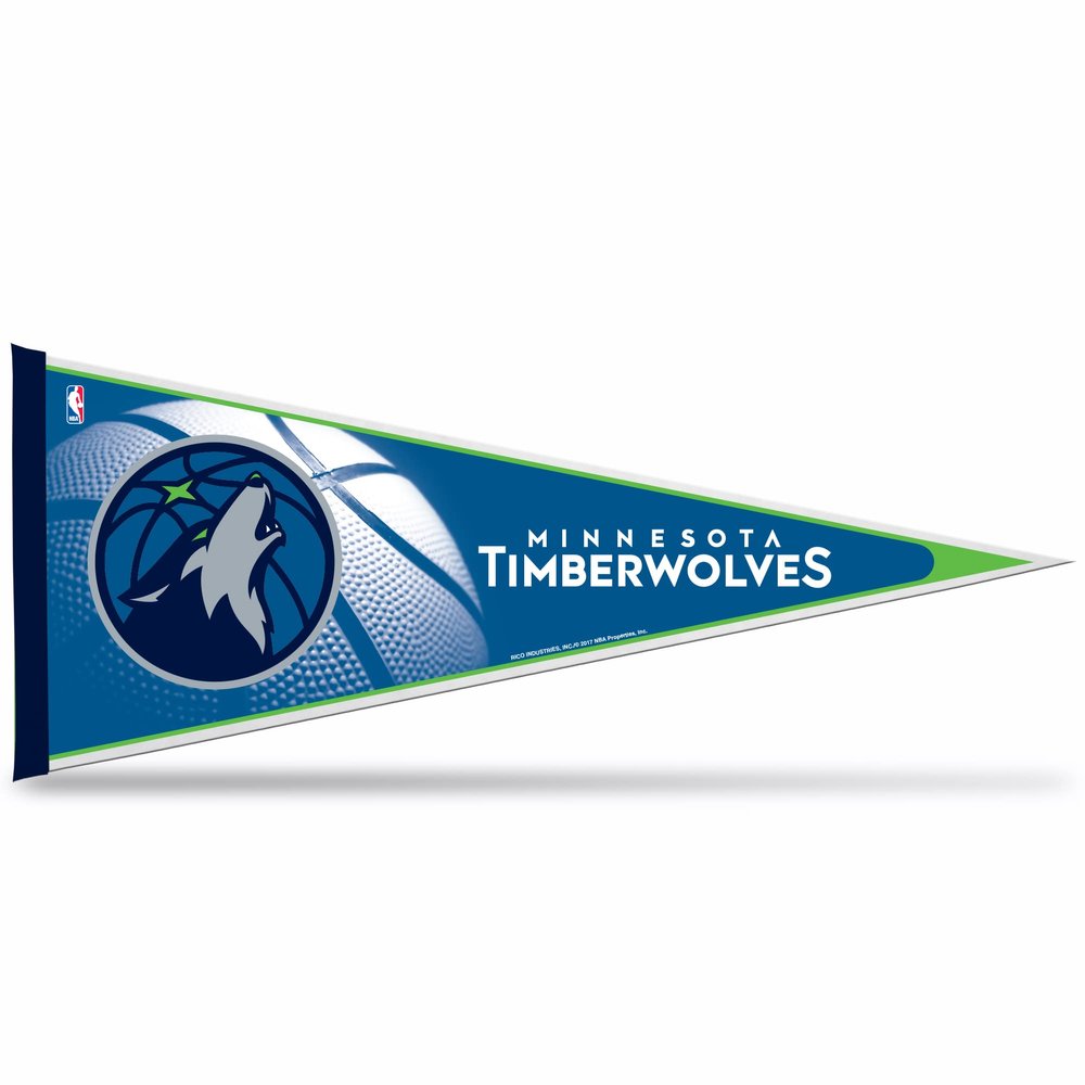Minnesota Timberwolves Felt Pennant 12x30 Basketball