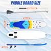 SUDOO SUP Stand Up Paddle Board 10ft Inflatable Paddle Boards 30" Wide 6" Thick for Adults & Youth with Backpack, Pump,Paddle,Coil Leash,Triple Fins Ocean view 2