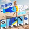 SUDOO SUP Stand Up Paddle Board 10ft Inflatable Paddle Boards 30" Wide 6" Thick for Adults & Youth with Backpack, Pump,Paddle,Coil Leash,Triple Fins Ocean view 4
