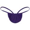 Fldy Men's Stretch G-string Thongs Micro Pouch Bugle Enhancing Pants Tanga Knickers Underwear Purple X-Large view 3
