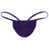Fldy Men's Stretch G-string Thongs Micro Pouch Bugle Enhancing Pants Tanga Knickers Underwear Purple X-Large view 4