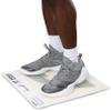 CHAMPRO Hardwood Floor Shoe Traction Mat for Basketball Court and Gym Floors, White view 1