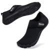 Racqua Mens Womens Water Shoes Quick Dry Barefoot Lightweight Shoes Fishing Swim Pool Beach Aqua Shoes Surfing Diving Hiking Sport Shoes Black 12 Women/11 Men view 4