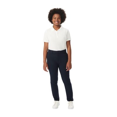 French Toast Young Women's Slim Fit Stretch Twill Pant, Navy, 4
