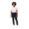 French Toast Young Women's Slim Fit Stretch Twill Pant, Navy, 4 view 1