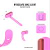 RydeSafe Bike Light - Rear Safety - Pink view 3