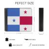 Mens Short Wallet Peru Flag Bifold Leather Wallets Purse Minimalist Card Holders Coin Purses view 2