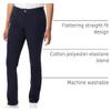 French Toast Women's Straight Fit Stretch Twill Uniform Pant, Navy, 12 view 4