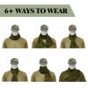 HYOUT Tactical Military Neck Scarves Woodland Camo Scarf Sniper Veil Desert Shemagh for Wargame Outdoor Sports view 4