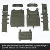 IDOGEAR Combat Sport Vest For Hunting Training Airsoft Outdoor Sports (Ranger Green) view 3