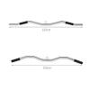 MNNM LAT Pull Down Bar, V-Shape Press Down Bar, Pulley Cable Machine Attachments, with Non-Slip Handle, Stainless Steel, Silver (Size : 120cm) view 3