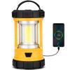 Camping Lantern 3000LM, LED Lanterns for Power Outages with 4400mAh Phone Charger, Impact-Resistant Rechargeable Lantern, 5 Light Modes Waterproof Lantern for Hurricane Emergency(Orange) view 1