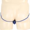 Fldy Men's Stretch G-String Thongs Micro Pouch Bugle Enhancing Pants Tanga Knickers Underwear Blue X-Large view 3