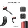RydeSafe Bike Light - Rear Safety - Black view 3