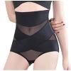 tuduoms Women's Shapewear Slimmer Body Shaper Waist Trainer Double Tummy Control Compression Butt Lifter Panties Girdle Black view 1