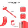 RydeSafe Bike Light - Head Tube Front - Red view 3