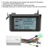 Alomejor Electric Scooter Brushless Motor Controller, LCD Display Panel, Metal and ABS Construction, 15A Current for Extreme Sports, City Commuting, E view 3