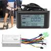 Alomejor Electric Scooter Brushless Motor Controller, LCD Display Panel, Metal and ABS Construction, 15A Current for Extreme Sports, City Commuting, E view 4