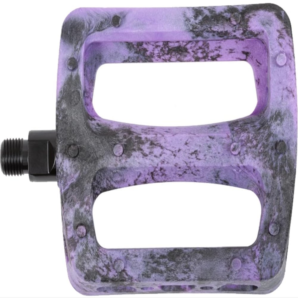 ODYSSEY TWISTED PRO PC 9/16" PEDALS BLACK/PURPLE SWIRL