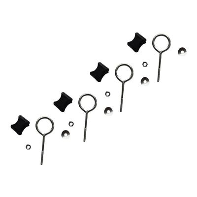 LIOOBO Trampoline Parts 4 Pack Removable Circle Screws Nuts Professional Trampoline Fixing Tools for Enclosure Frame