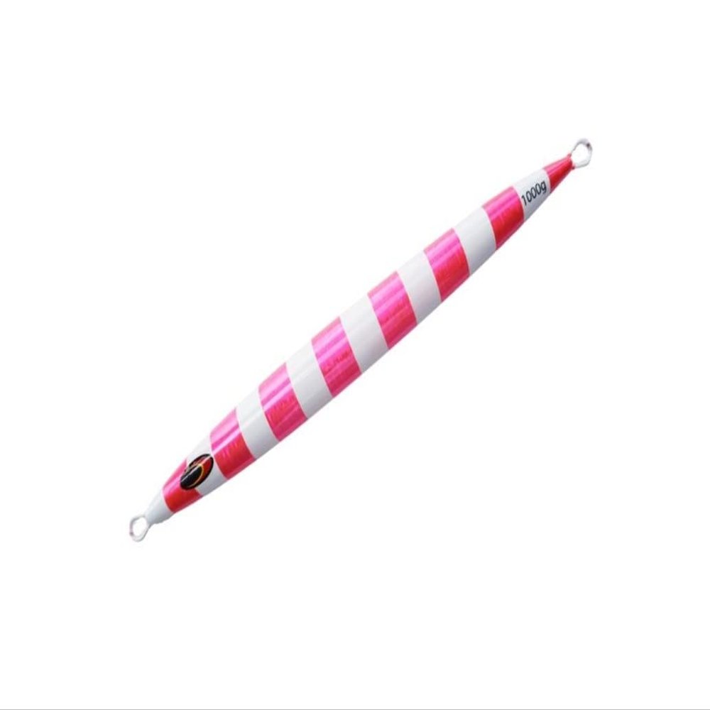 kkekos Fishing Saltwater Jig Fast Jigging Heavy Jig Speed Jigging Lures Vertical Jigging Artificial Lures for Bluefin Tuna 500g to 1000g (Pink,26Oz 750g)