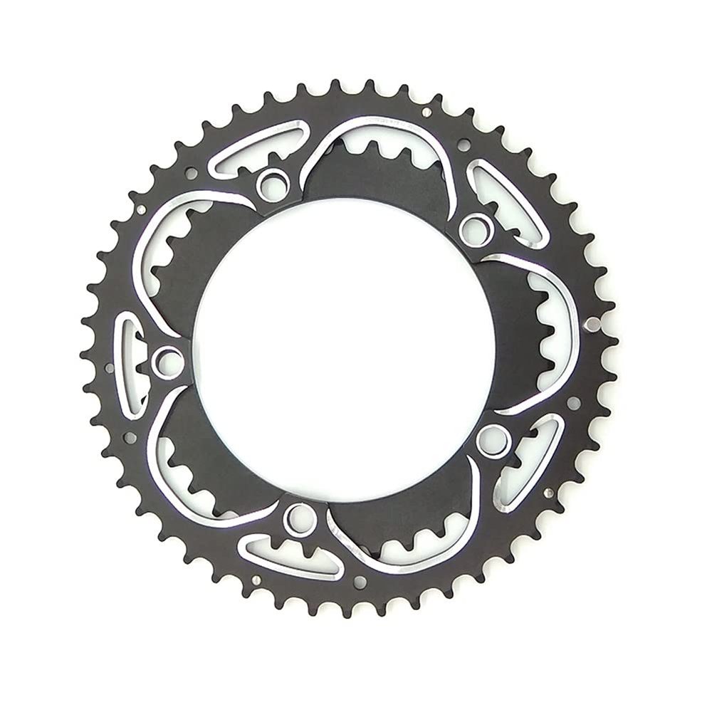 MYEEI 130 BCD Chain Wheel Chainring 130 BCD 53T/39T Ring Chainwheel Road Bicycle Folding Bike for Double Chain Wheel 130 BCD 53T/39T (Color : 53T/39T)