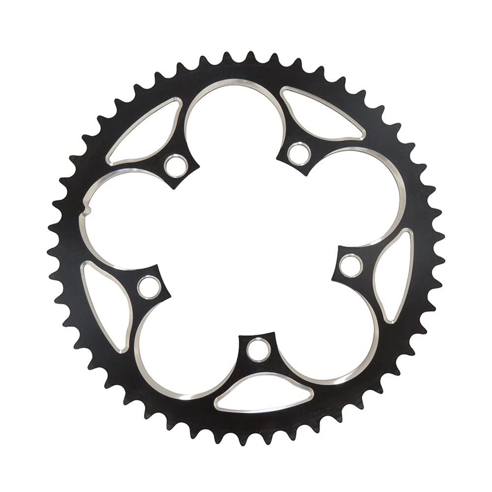 MYEEI Chain Wheel Road Bicycle Parts Crankset Folding Bike Chainring 110 BCD 34T 36T 39T 42T 44T 46T 48T Gear Disc (Color : 52T)