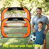 porayhut 4FT Pop Up Kids Soccer Goal and Ball Sets Portable Soccer Net for Training Easy Assembly with Compact Carrying Bag Gift Idea for Toddlers with Pump and 8 Stakes view 3
