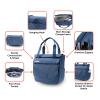 GEAU SPORT Stance Tennis Tote Bag for Women to Hold 2 Tennis Rackets, Pickleball Paddles, Balls, Laptop, and Other Accessories, Black view 3