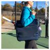 GEAU SPORT Stance Tennis Tote Bag for Women to Hold 2 Tennis Rackets, Pickleball Paddles, Balls, and Other Accessories, Sapphire Blue view 4