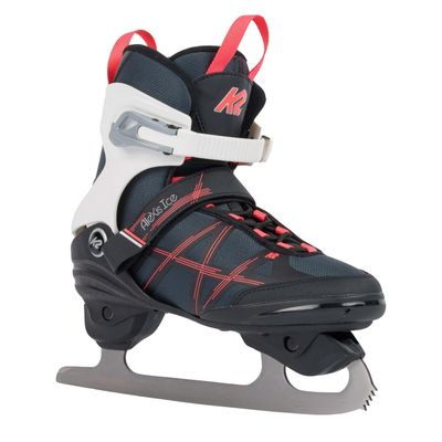 K2 Alexis Ice Figure Blade Womens Ice Skates - Gray/Pink / 4.0
