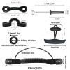 Kayak Carry Handles Kit with Front Pull T-Handles & Scupper Plugs - 4 PCs Each, Kayak Pad Eyes with Tir-Grip Rivets - Deck Rigging Accessory view 4