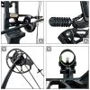 Lanneret Compound Bow and Archery Sets - Right Hand Archery Compound Bows 0-70 lbs Draw Weight Adjustable for Adults and BeginnersHunting Bow Kit for BeginnerBlack Basic view 4