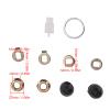 Hub Motor Nuts Kit, Steel Wheel Axle Nut M14 Nuts Washer Kit with 14mm Shaft for Electric Bikes Scooters Component Axle Nut view 2
