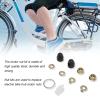 Hub Motor Nuts Kit, Steel Wheel Axle Nut M14 Nuts Washer Kit with 14mm Shaft for Electric Bikes Scooters Component Axle Nut view 3