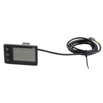 Electric LCD Display, S866 Cycle Computer 24V 36V 48V Electric Scooter Control Panel with Plug for Electric LCD Display Display