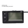 Electric LCD Display, S866 Cycle Computer 24V 36V 48V Electric Scooter Control Panel with Plug for Electric LCD Display Display view 3