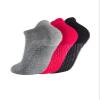 Breslatte Grip Socks Pilates Socks with Grips for Women Non Slip Grippers No Slip Womens 3pairs blackredgrey view 1