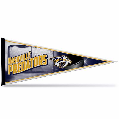 Nashville Predators Felt Pennant 12x30 Puck Design